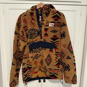 North face fleece hooded